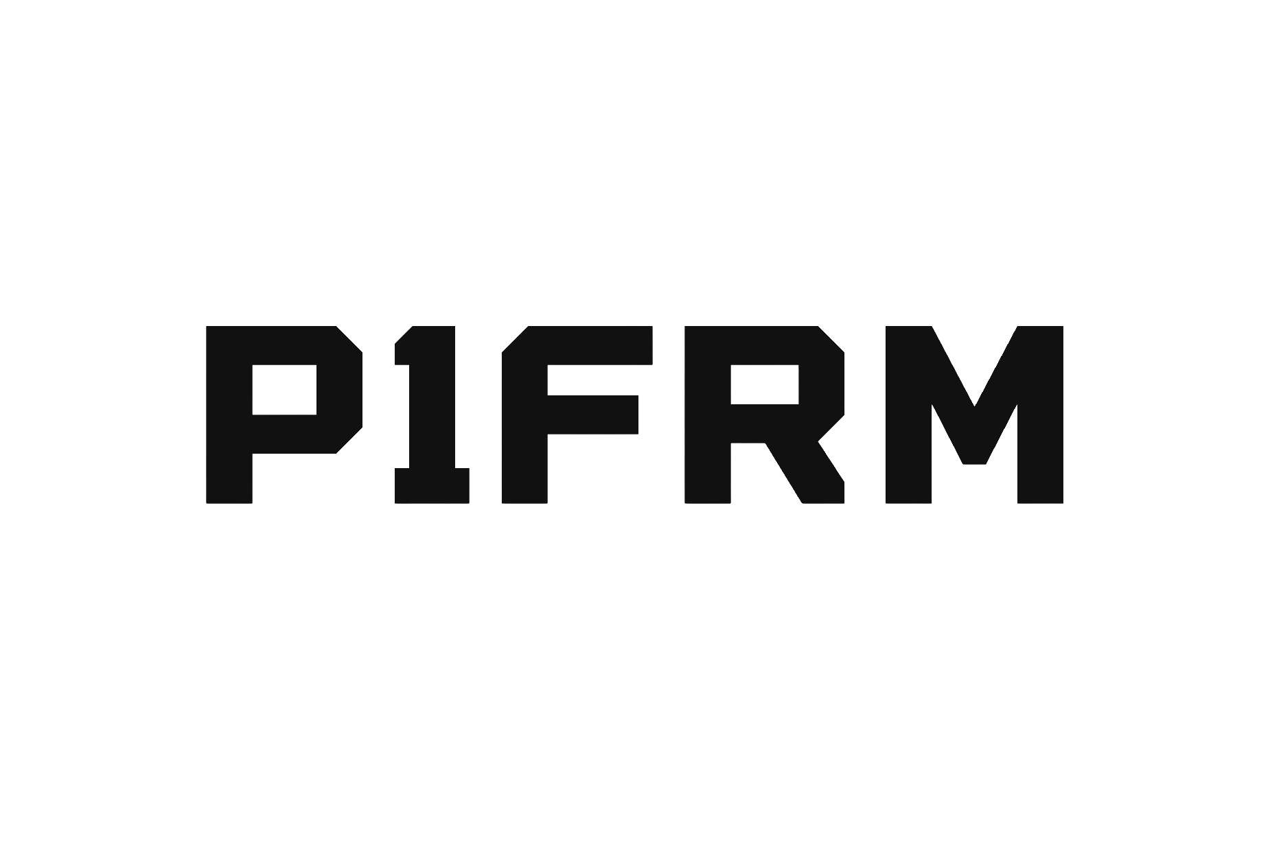 Logo Noir P1FRM